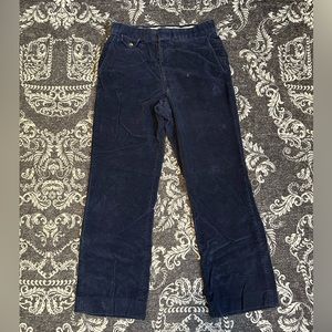 Vintage men’s navy blue corduroy pants